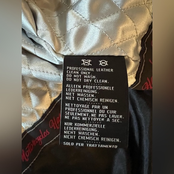 NWT HARLEY DAVIDSON Genuine Leather Riding Jacket Women’s Size Small - Picture 12 of 12